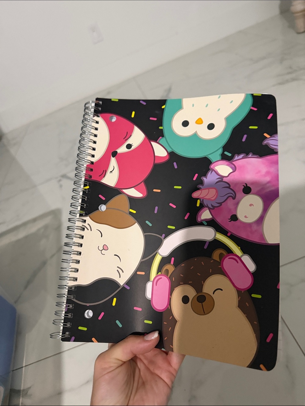 Squish mallows spiral notebook 80 sheets brand new @@@@